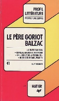 Image du vendeur pour Le p?re Goriot - Honor? De Balzac mis en vente par Book Hmisphres