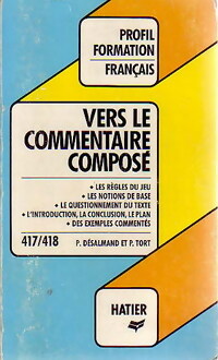 Vers le commentaire compos? - Paul Desalmand