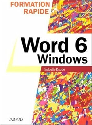 Imagen del vendedor de Word 6 windows - Isabelle Daud? a la venta por Book Hmisphres