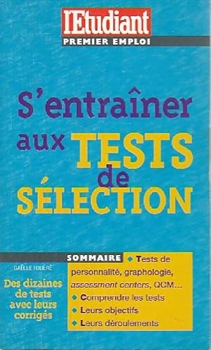 S'entra ner aux tests de s lection - Ga lle Fou r 