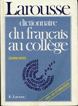 Dictionnaire du français au collège - Collectif