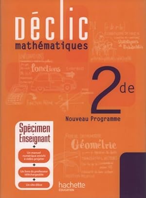 Image du vendeur pour D?clic math?matiques seconde - Jean-Paul Beltramone mis en vente par Book Hmisphres