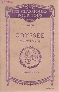 Image du vendeur pour L'odyssée (chants I, V et VI) - Homère mis en vente par Book Hémisphères