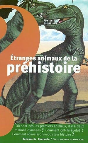 Bild des Verkufers fr Etranges animaux de la pr?histoire - Marie Farr? zum Verkauf von Book Hmisphres