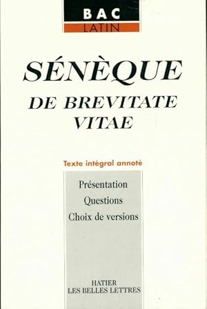 De brevitate vitae - Pierre Flobert