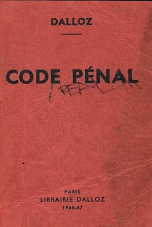 Code p?nal 1966-1967 - Collectif