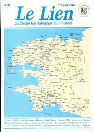 Le lien du centre généalogique Finistère n°89 - Collectif
