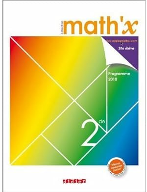 Image du vendeur pour Math'x seconde - Collectif mis en vente par Book Hmisphres