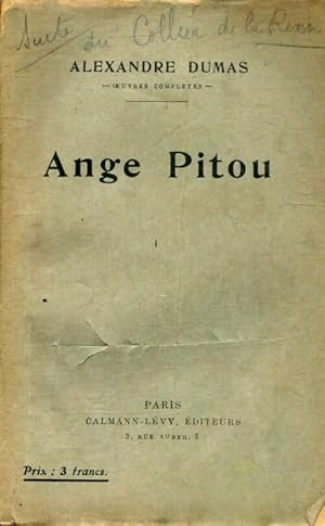 Image du vendeur pour Ange Pitou Tome II - Alexandre Dumas mis en vente par Book Hmisphres