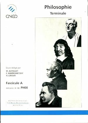 Immagine del venditore per Philosophie Terminale Fascicule A - Michel Autiquet venduto da Book Hmisphres