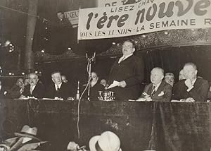 Der französische Staatsminister Edouard Herriot eröffnete am 24. Oktober 1935 den Radikalsozialis...