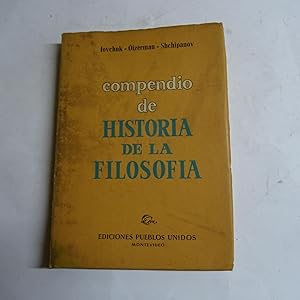 Imagen del vendedor de COMPENDIO DE HISTORIA DE LA FILOSOFIA. II. Traduccin de la 2 edicin rusda por Pedro lan Entralgo. a la venta por Librera J. Cintas