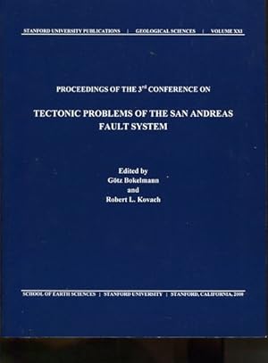 Proceedings of the 3rd Conference on Tectonic Problems San Andrea fault System. Stanford Universi...