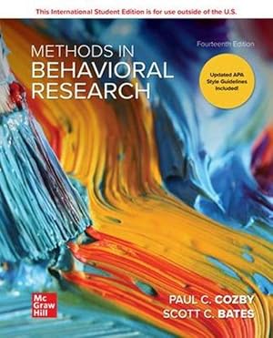 Seller image for ISE Methods in Behavioral Research (Paperback) for sale by AussieBookSeller