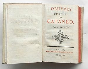 Oeuvres du comte de Cataneo. 3 tomes