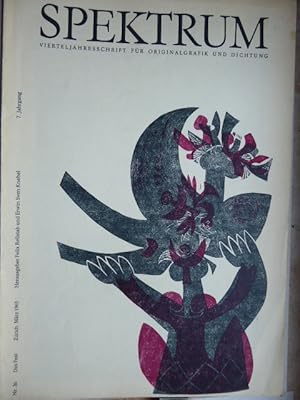 Immagine del venditore per Spektrum. Vierteljahresschrift fr Originalgrafik und Dichtung. Nr. 26 Das Fest. Zrich Mrz 1965. 7. Jahrgang. venduto da Antiquariat Heinzelmnnchen