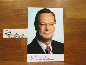 Bild des Verkufers fr Original Autogramm Hellmut Knigshaus MdB Wehrbeauftrager /// Autogramm Autograph signiert signed signee zum Verkauf von Antiquariat im Kaiserviertel | Wimbauer Buchversand