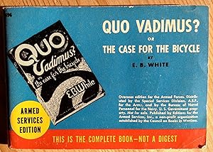 Quo vadimus ? Or the case for the bicycle.
