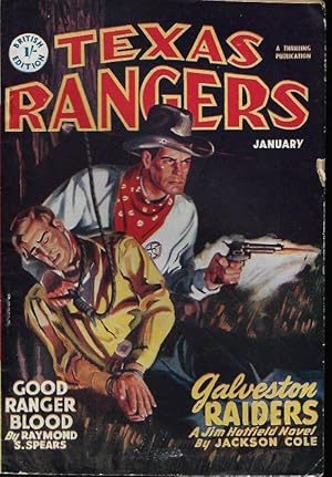 Seller image for TEXAS RANGERS: January, Jan. 1949 (UK Edition) for sale by Books from the Crypt