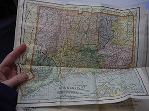 Seller image for The Matthews-Northrup Up-to-Date Colored Map of CONNECTICUT (1898) for sale by Imperial Books and Collectibles