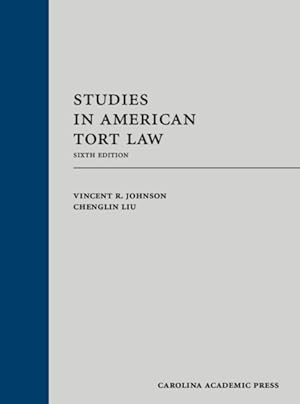 Immagine del venditore per Studies in American Tort Law venduto da GreatBookPrices