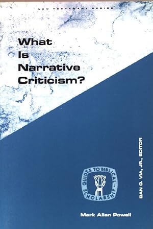 Immagine del venditore per What is Narrative Criticism? Guides to biblical scholarship new testament series venduto da books4less (Versandantiquariat Petra Gros GmbH & Co. KG)