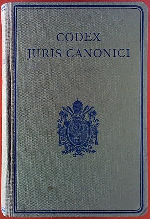 Imagen del vendedor de Codex Iuris Canonici, PII X Pontificis Maximi Iussu Digestus Beedicti Papae XV a la venta por biblion2