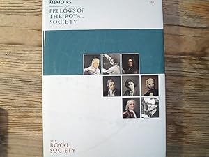 Image du vendeur pour Biographical Memoirs of Fellows of the Royal Society, Volume 19, 2013 mis en vente par Antiquariat Bookfarm