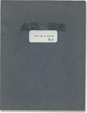 Seller image for The Lion in Winter (Original screenplay for the 1968 film) for sale by Royal Books, Inc., ABAA