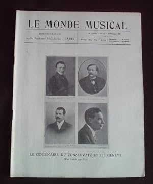 Le monde musicale - N°11 Novembre 1935