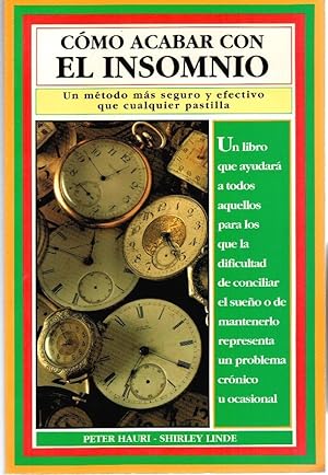 Seller image for CÓMO ACABAR CON EL INSOMNIO for sale by Librería Diálogo