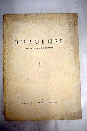 Imagen del vendedor de Burgense a la venta por Alcan Libros
