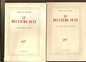 Image du vendeur pour Le deuxieme sexe en 2 volumes mis en vente par Librairie La cabane aux bouquins