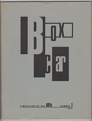 Imagen del vendedor de Boxcar : A Magazine of the Arts 1 (Number 1, 1983) a la venta por Philip Smith, Bookseller