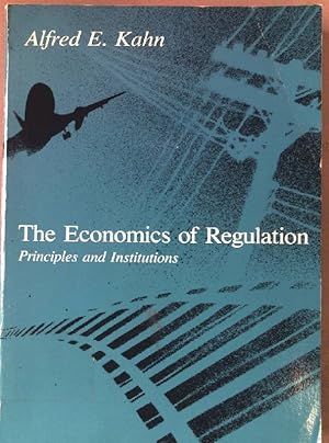 Bild des Verkufers fr The Economics of Regulation: Principles and Institutions zum Verkauf von books4less (Versandantiquariat Petra Gros GmbH & Co. KG)