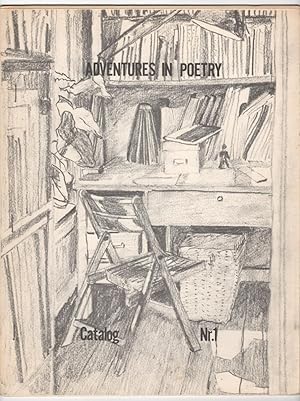 Bild des Verkufers fr Adventures in Poetry Catalog 1 (Nr. 1, 1973) zum Verkauf von Philip Smith, Bookseller