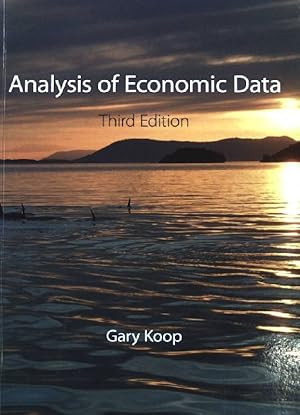 Immagine del venditore per Analysis of Economic Data venduto da books4less (Versandantiquariat Petra Gros GmbH & Co. KG)