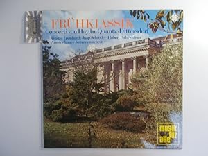 Bild des Verkufers fr Frhklassik - Concerti von Haydn, Quantz, Dittersdorf [1 Vinyl LP]. zum Verkauf von Druckwaren Antiquariat