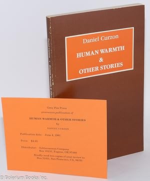 Imagen del vendedor de Human Warmth and other stories; a la venta por Bolerium Books Inc.