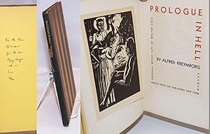 Seller image for Prologue in Hell [signed by artist and inscribed by Kreymborg] for sale by Bolerium Books Inc.