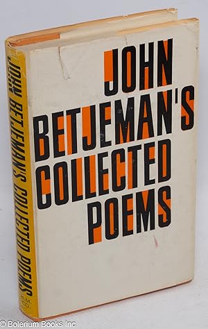 Imagen del vendedor de John Betjeman's Collected Poems a la venta por Bolerium Books Inc.