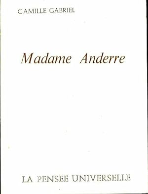Imagen del vendedor de Madame Anderre - Camille Gabriel a la venta por Book Hmisphres