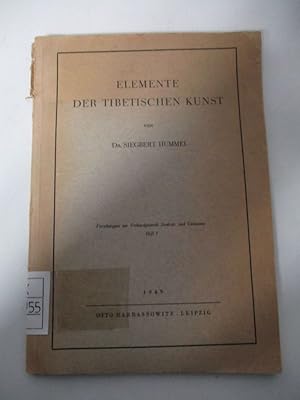 Imagen del vendedor de Elemente der tibetischen Kunst. (= Forschungen zur Vlkerdynamik Zentral- und Ostasiens, Bd. 3) a la venta por Antiquariat Bookfarm