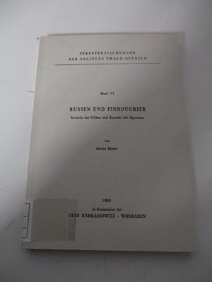 Bild des Verkufers fr Russen und Finnougrier. Kontakt der Vlker und Kontakt der Sprachen. zum Verkauf von Antiquariat Bookfarm