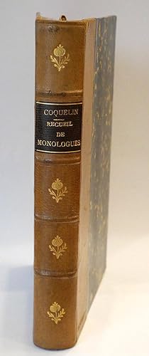 Seller image for Recueil de monologues dits par les frres Coquelin. Treizime dition for sale by Librairie Lis Tes Ratures
