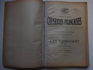 Image du vendeur pour A travers la librairie causeries franaises. Vols. 1-3, 6, 8, 10, 15 & ? (1922-'23) & no. 13 (1929). mis en vente par Antiquariaat De Boekenbeurs