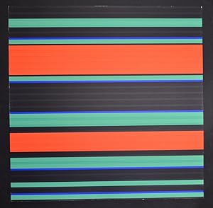 Parameter, 1969. Farbiger original Siebdruck/Serigraphie auf Pappe. Exemplar 29 von 150. Verso nu...