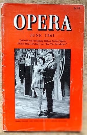 Imagen del vendedor de Opera June 1961 Vol.12 No.6 (Marie Collier And Peter Glossop on cover) a la venta por Shore Books