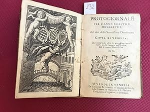 Protogiornale per l'anno bisestile MXCCLXVIII ad uso della Serenissima dominante città di Venezia...