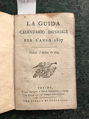 La guida. Calendario Imperiale per l'anno 1807.